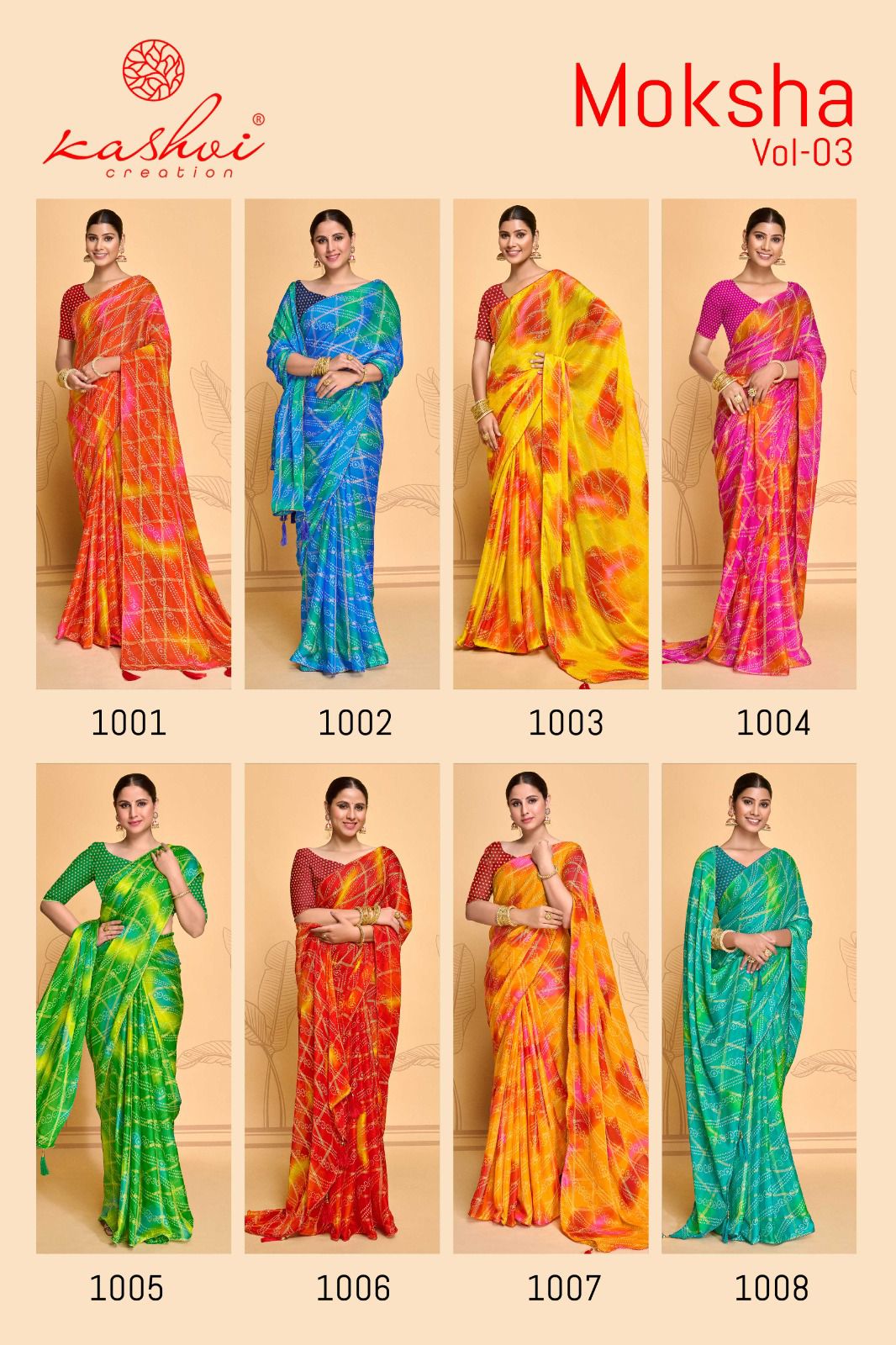 Moksha Vol 3 By Lt Kashvi Viscose Printed Sarees Wholesale Online
